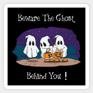 Trick Or Treating Halloween Ghosts Magnet